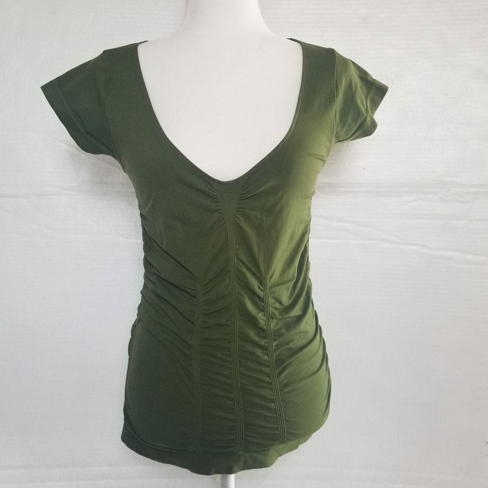 MOSSIMO WOMENS SCOOP NECK SHORT SLEEVE TOP